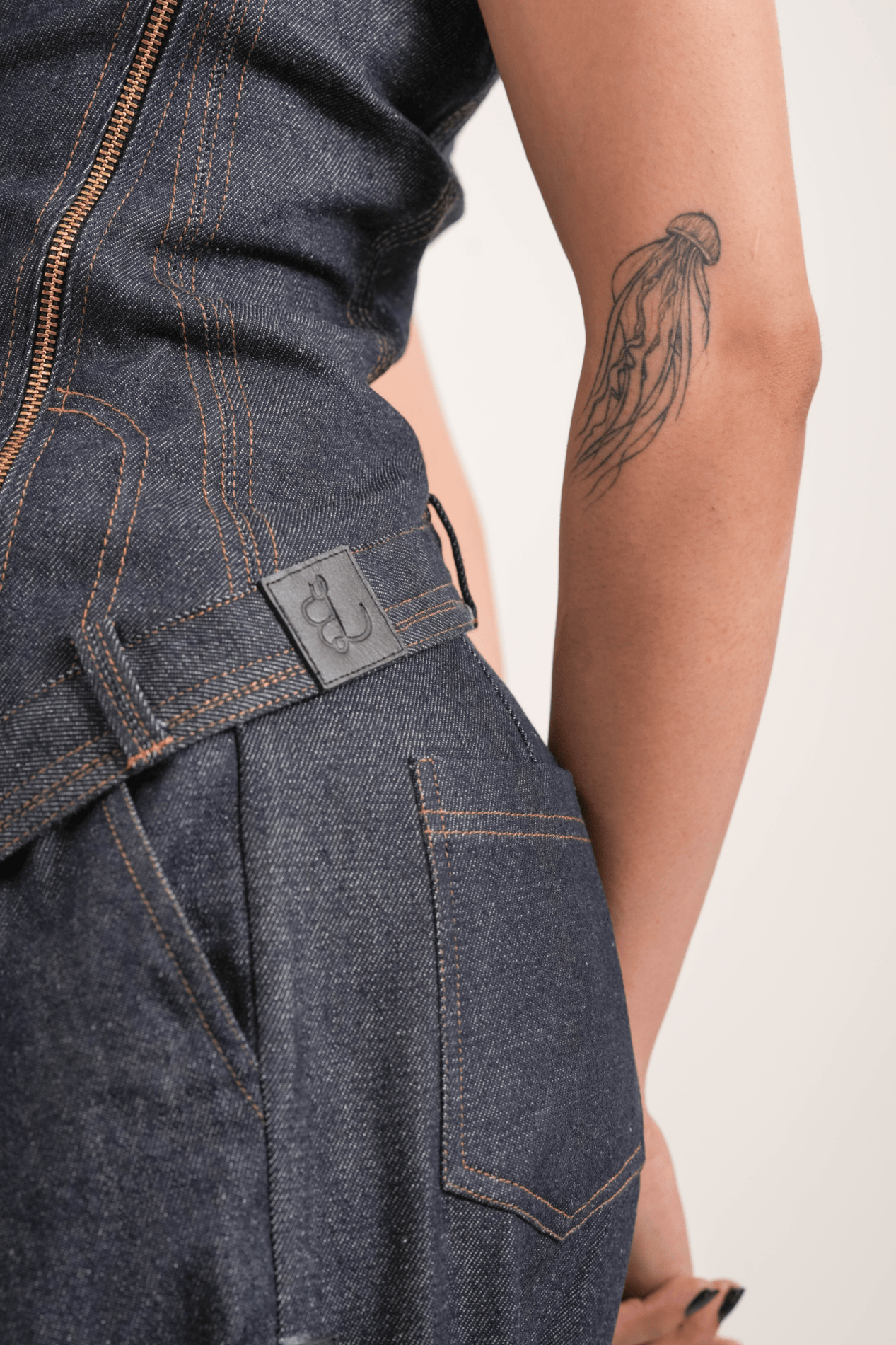 Deconstructed pants