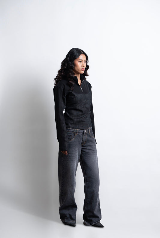 Apex zip knit