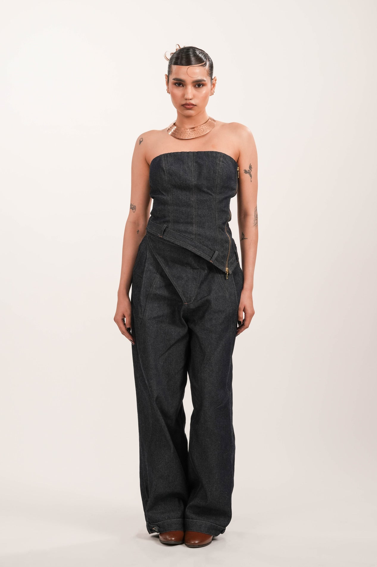 Deconstructed pants