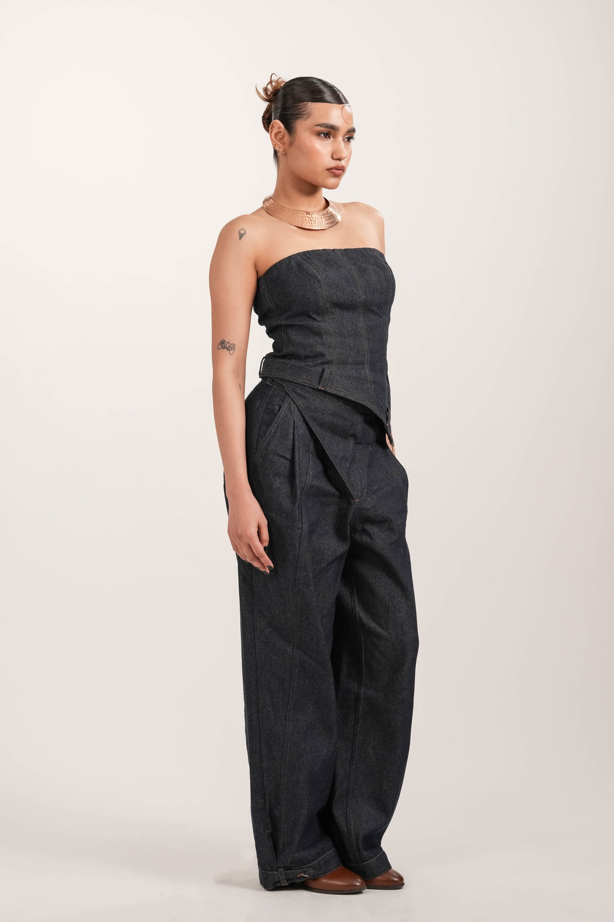 Deconstructed pants