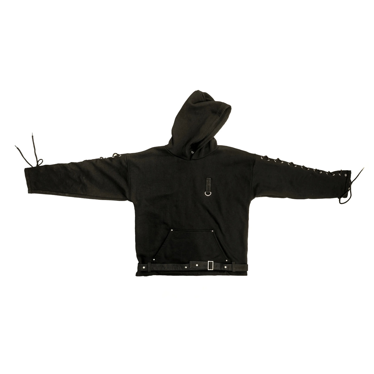Eyeleted hoodie