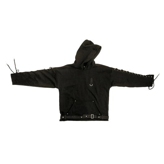 Eyeleted hoodie