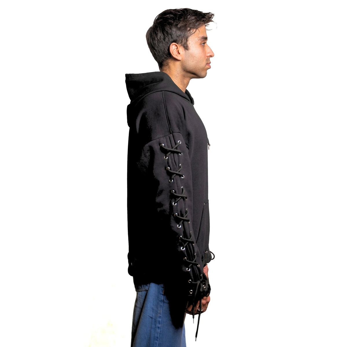 Eyeleted hoodie