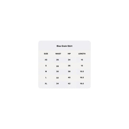 Bias Grain Skirt