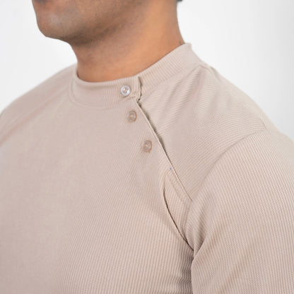 Shoulder Placket Henley
