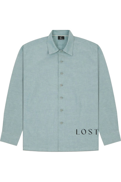 Blue Crop Full Shirt