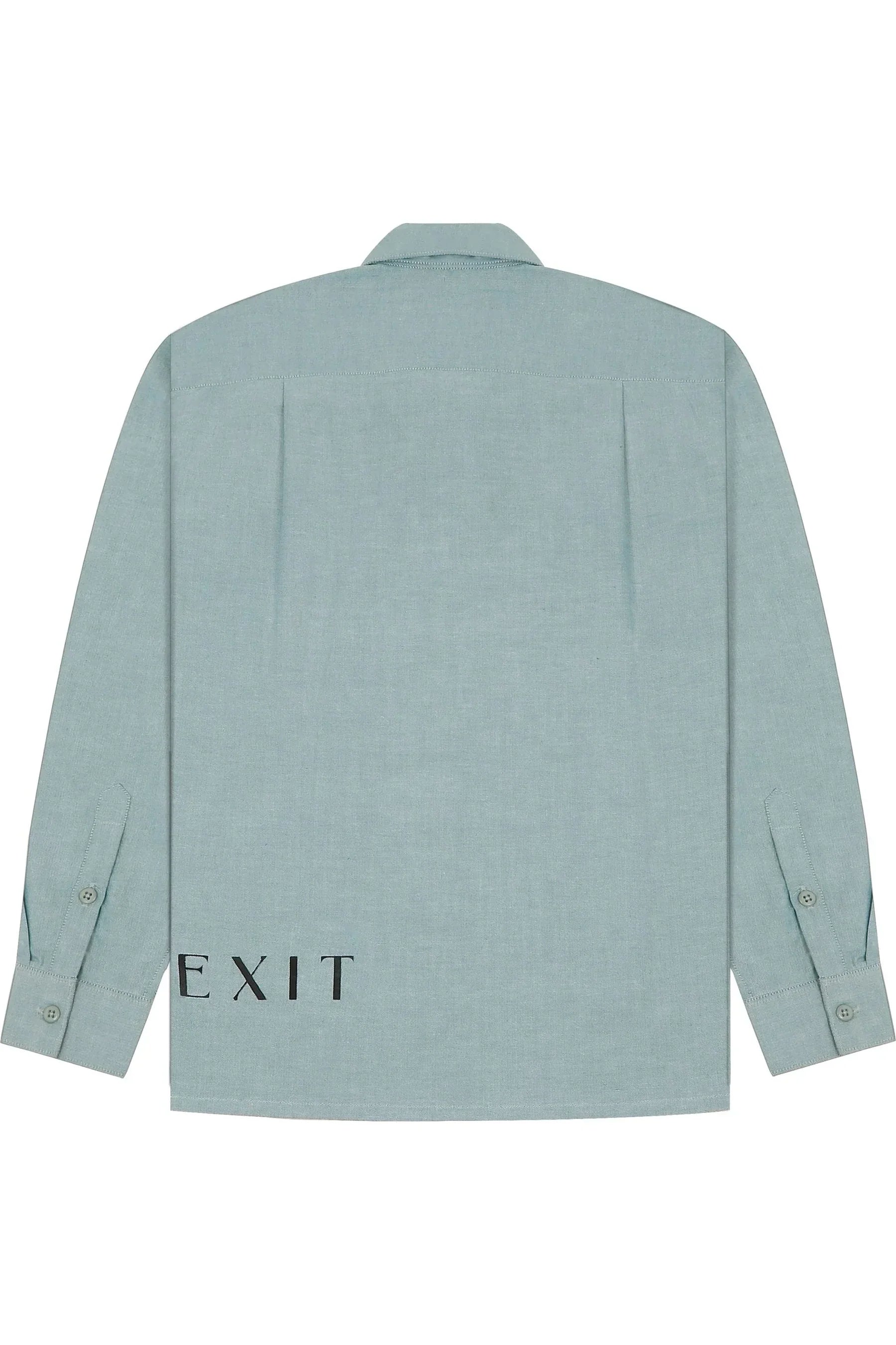 Blue Crop Full Shirt