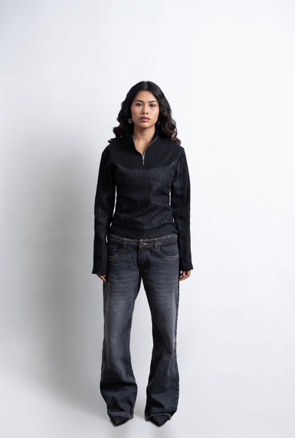Apex zip knit